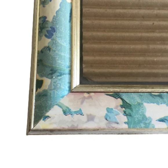 ❗️FINAL PRICE❗️VINTAGE NATIONAL Picture Frame Floral Botanical Metallic Gold - Picture 3 of 11